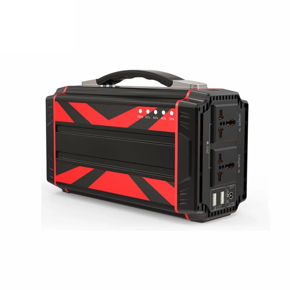 

Portable Inverter Generator Lithium ion Backup Battery Power Emergency Solar Power Generator with AC Inverter power Station