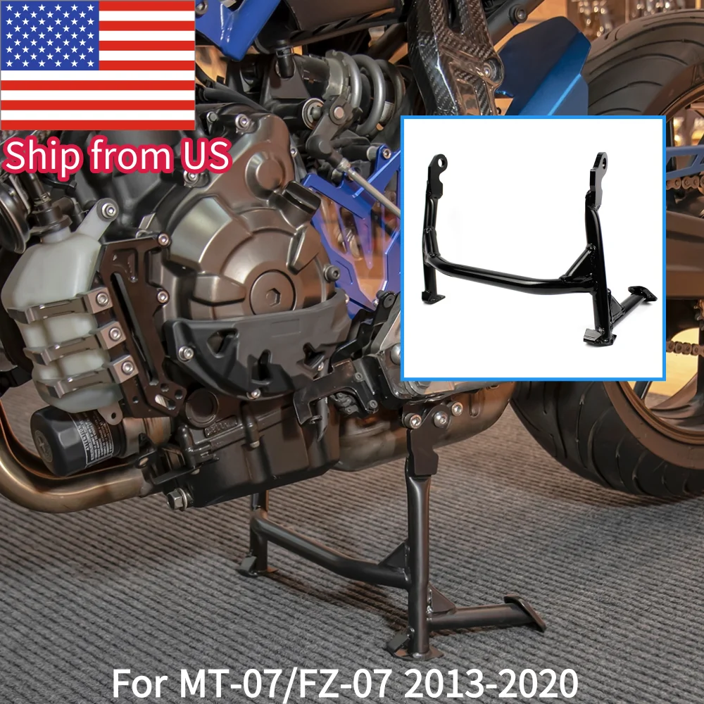 

2016 Tracer700 Motorcycle Centerstand Center Kickstand Foot Side Stand Parking Firm Support for Yamaha MT-07 FZ07 MT07 2013-2020