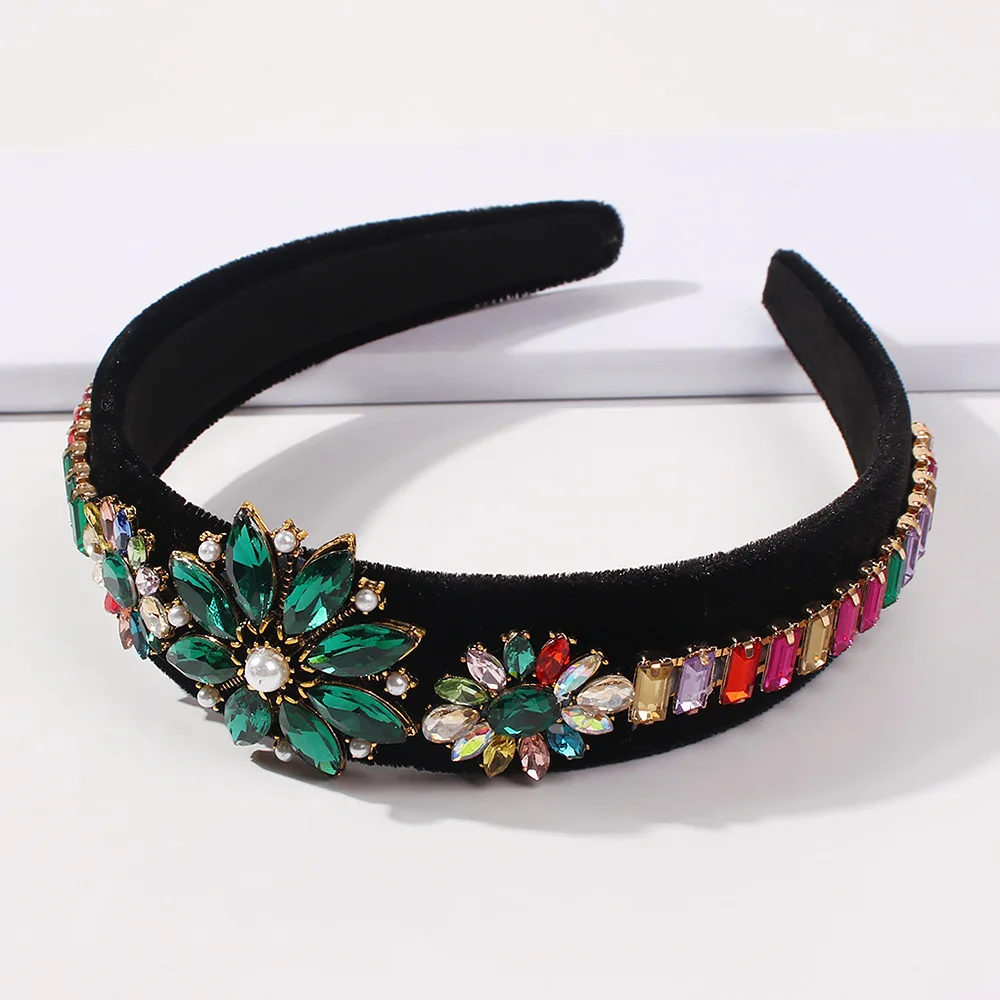 

Fashionable Temperament Diamond-Studded Headband Fancy diamond Women's headband Hair Accessories
