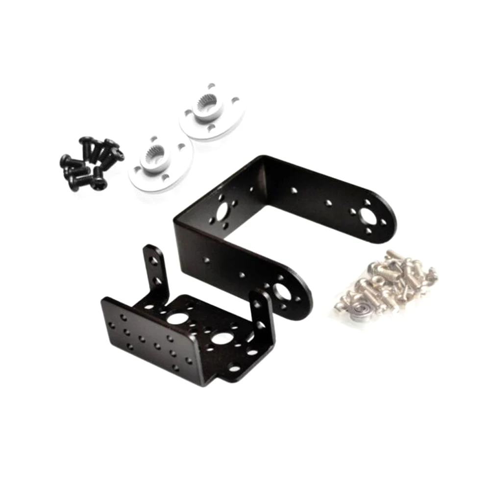 1 компл. 2 DOF короткий панорамный и Наклонный сервопривод для совместимого MG995 MG996R