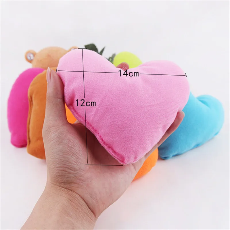 Подушка в форме сердца Милая красочная подушка для маленьких собак мягкая