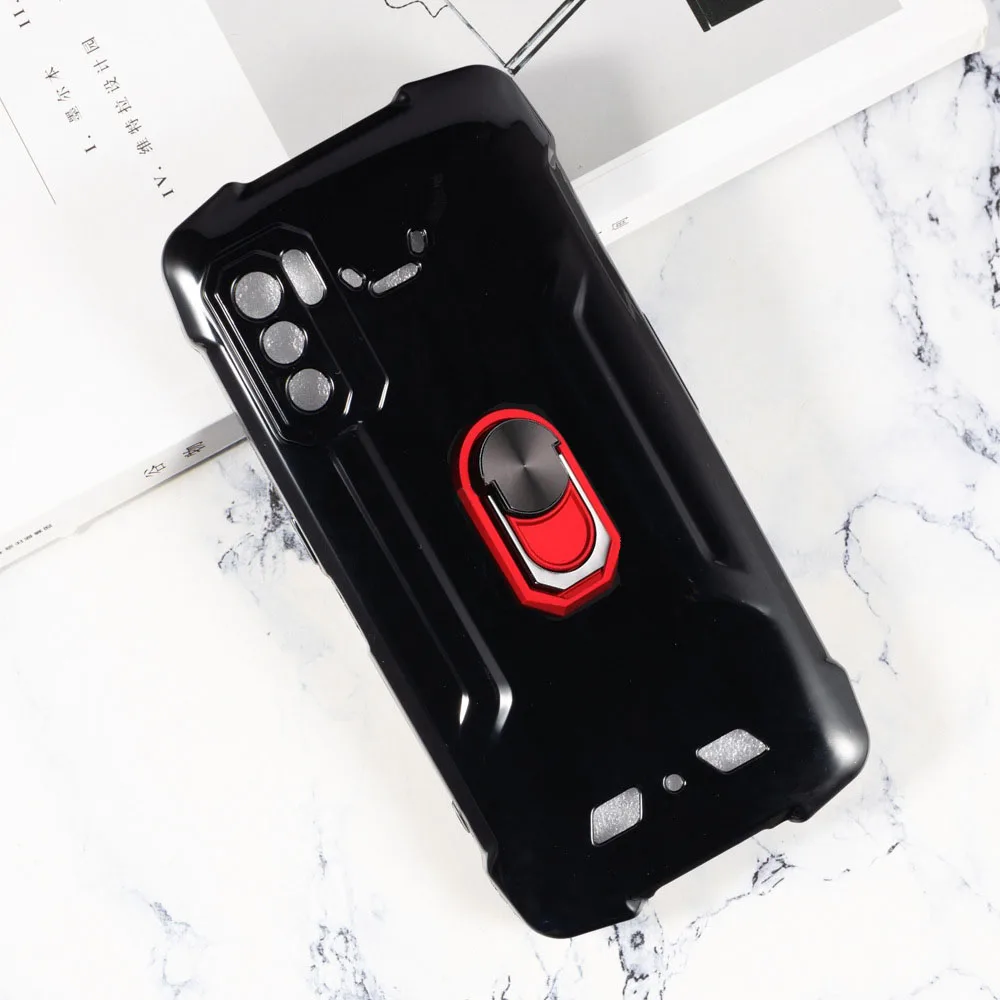 Case for Kingkong5 Pro Ring Holder Bracket Shockproof TPU Cover For Cubot Kingkong 5 3 Note 7 X30 C20 C30 P40 X18 X19 Quest | Мобильные
