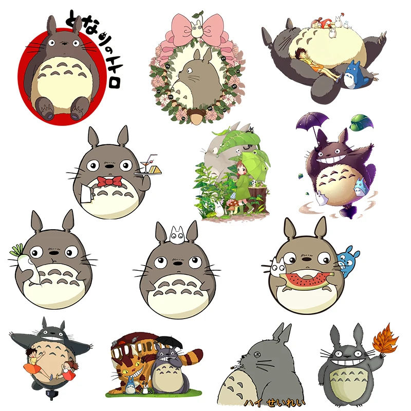 Kawaii Мой сосед Тоторо нашивка утюгом на теплопередающие наклейки для детской