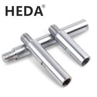 heda 1pcs m14 thread adapter extension rod 75100140mm angle grinder extension rod for polishing pad grinding connection