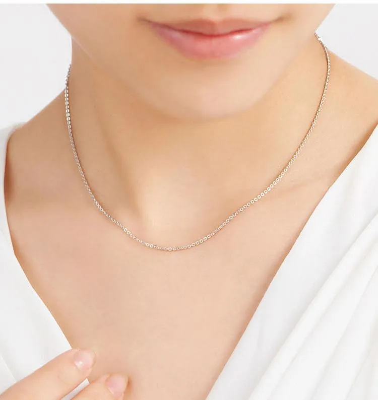 

Cyue European Fashion Single 316L Stainless Steel Lobster 55cm Chain Necklace For Women Men Jewelry