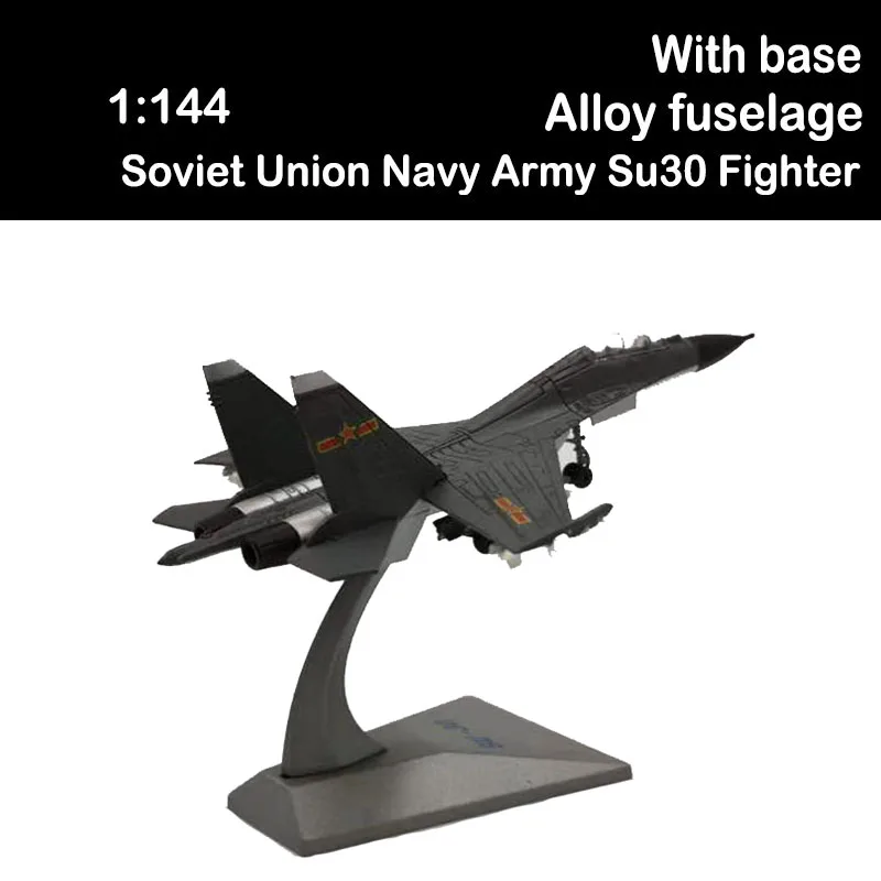 

1/144 Soviet Union Navy Army Su30 Fighter Aircraft Russia Airplane Models Adult Children Toys for Display Show Adult Plane Gifts