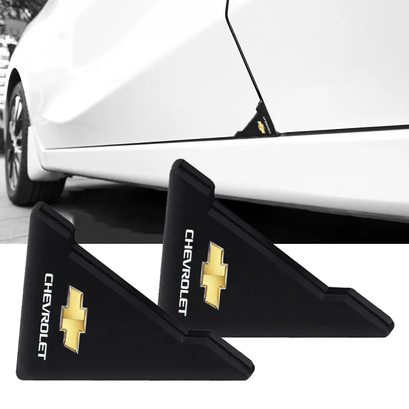 

2pcs Car Door Corner Anti-collision Protection Sticker for Chevrolet Trax Sonic Cruze Malibu Tahoe Impala Equinox Suburban SS
