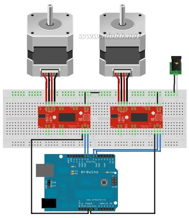 TZT A3967 EasyDriver Stepper Motor Driver V44 for arduino development board 3D Printer A3967 module