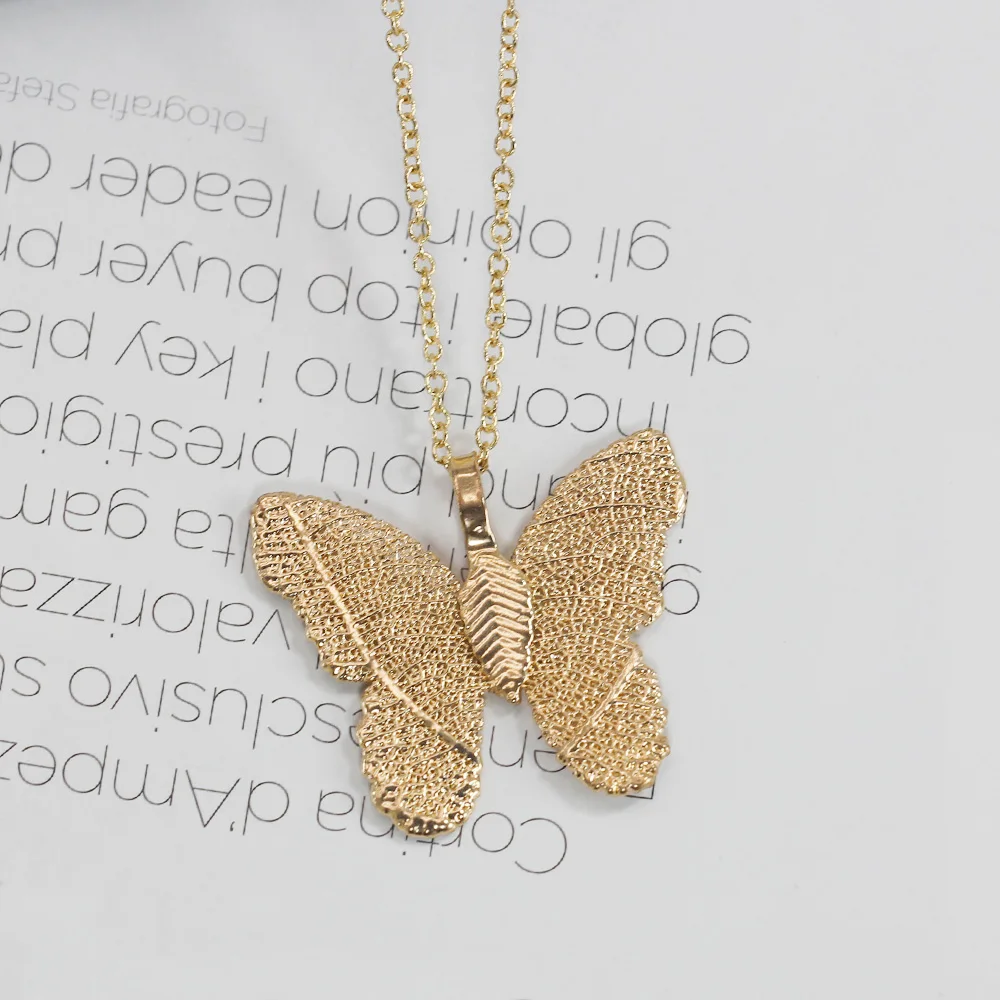 Ожерелье женское с подвеской-бабочкой 2019 | Украшения и аксессуары