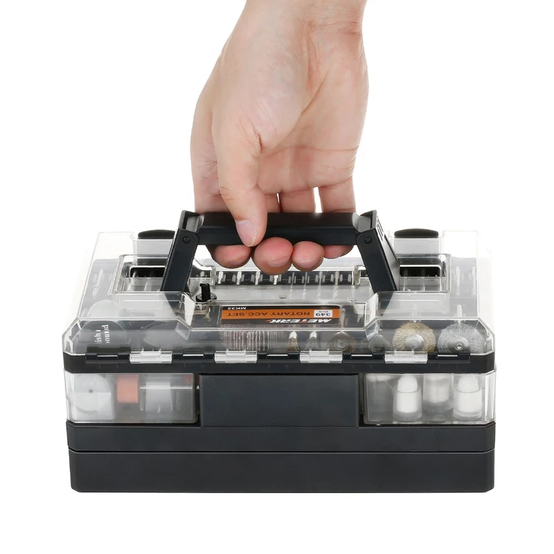 Набор аксессуаров для вращающихся инструментов Meterk 349 шт. электрический