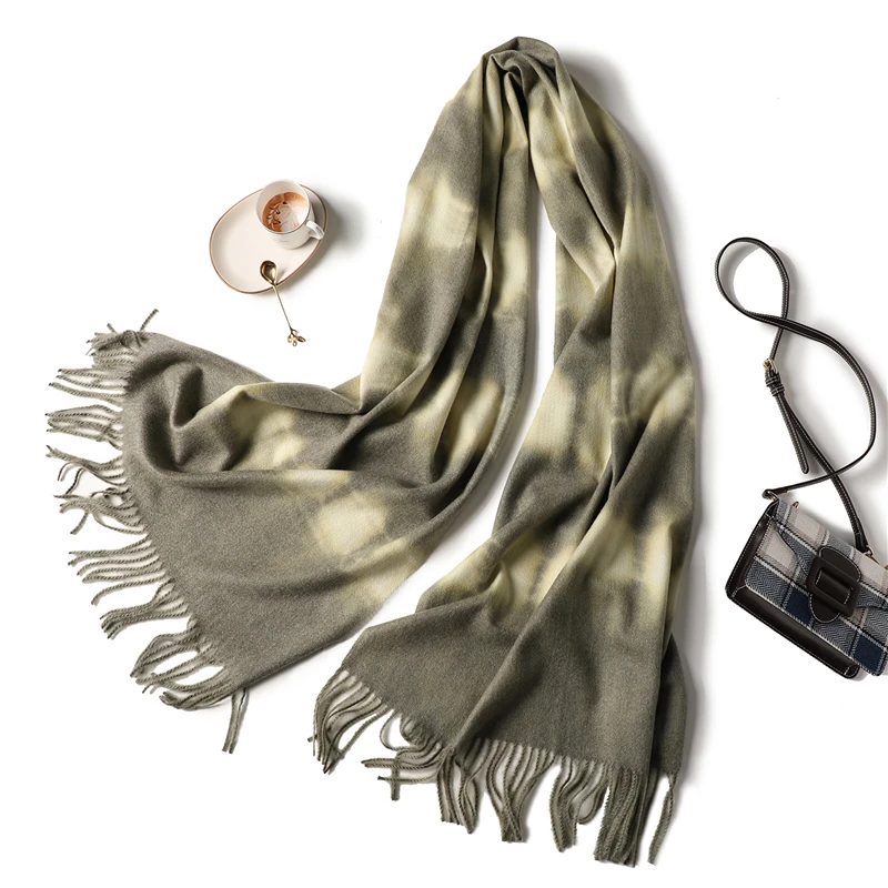 

2021 winter scarf high quality women cashmere scarves for lady shawls and wraps thick neck warm pahsmina bandana echarpe femme