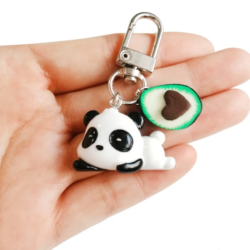 Оригинальная новая мода сердце авокадо брелок для женщин Безделушка на сумке