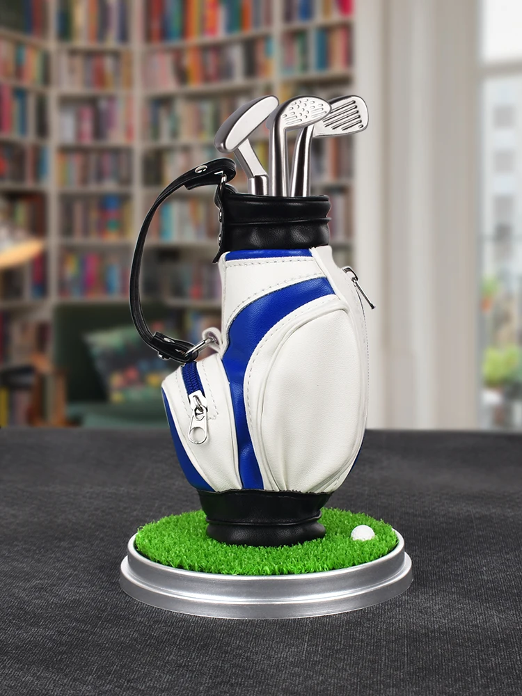 Креативный держатель для ручек гольфа с пером украшение настольного компьютера