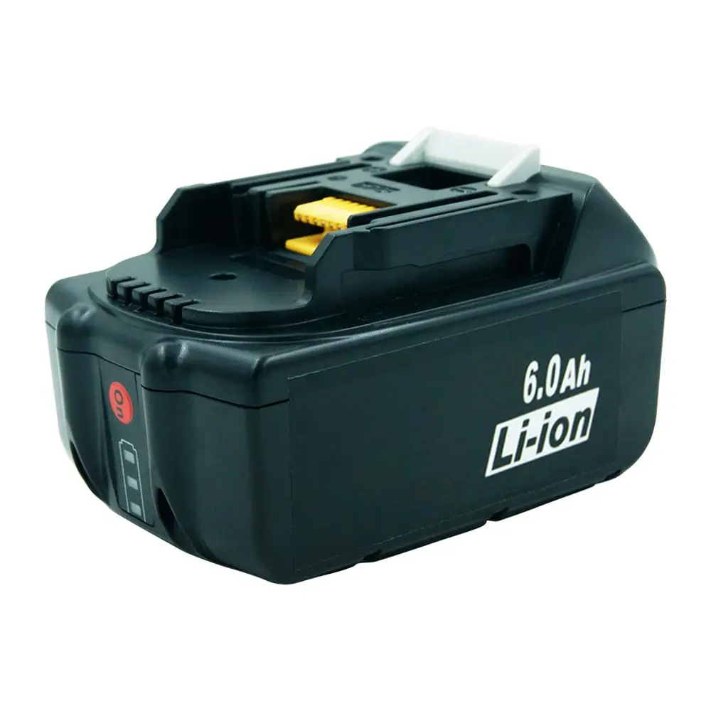Сменный литий-ионный аккумулятор Makita 2 шт. 6000 мАч 18 в BL1830 BL1840 BL1850 BL1860B LXT400