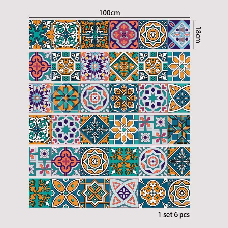 6 шт./компл. 3D наклейки на пол лестница | Дом и сад