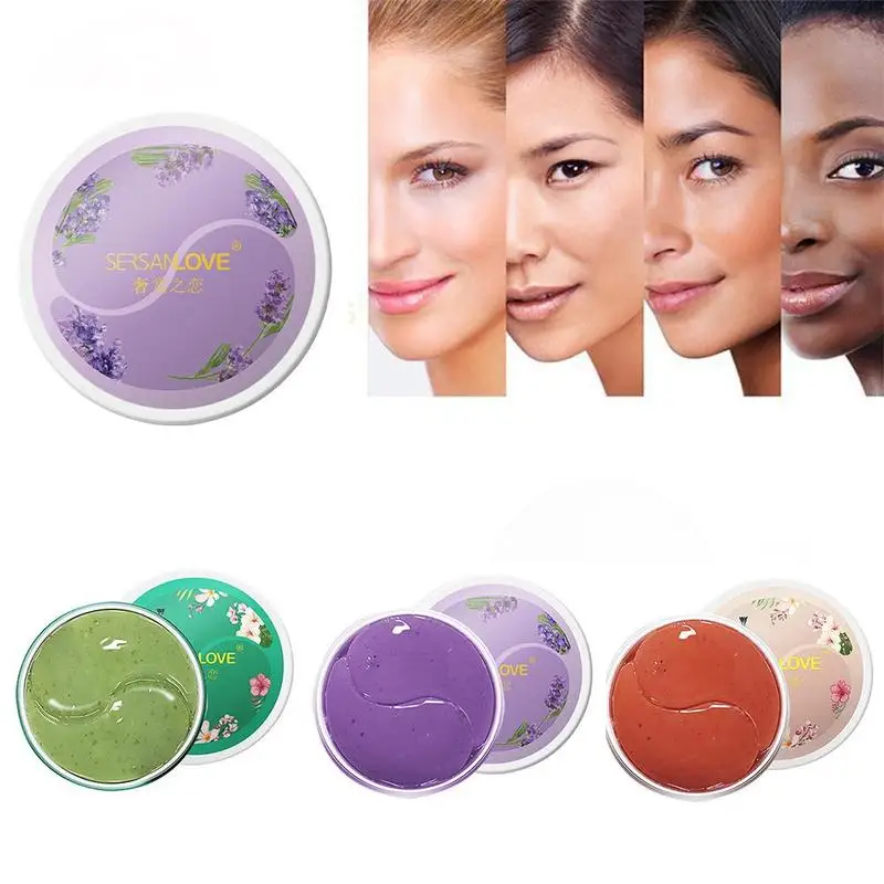 

Патчи для кожи вокруг глаз, с зеленым чаем и лавандой, 60 шт.