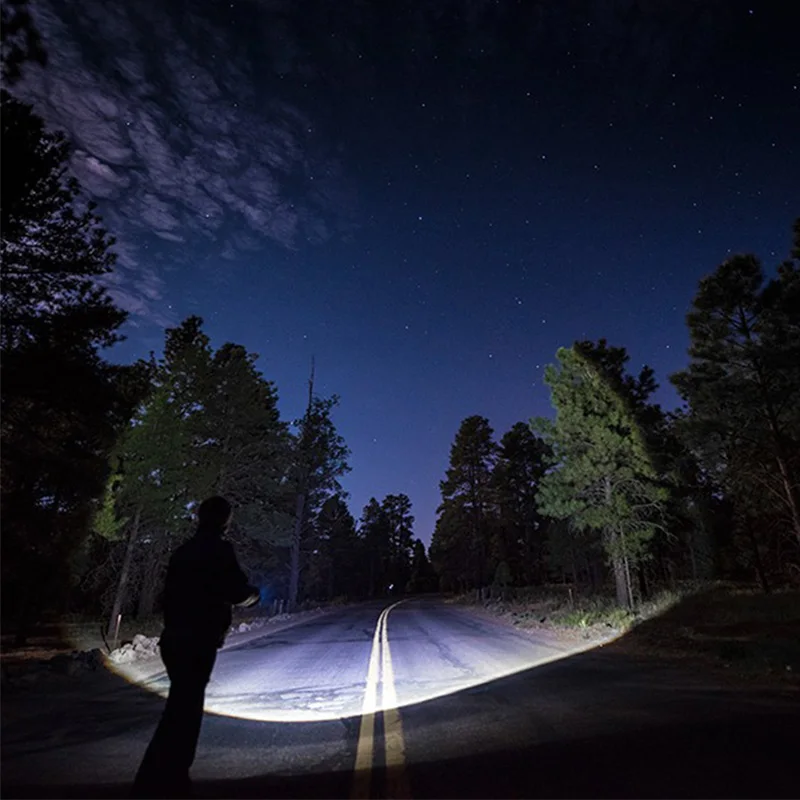 

Cree LED XM-L L2 5000lm waterproof dwaterproof water scalable tactical flashlight for camping 18650 rechargeable battery