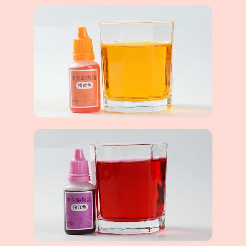 

6pcs 25ml Liquid Pigment DIY Handmade Scented Candle Coloring Colorant for Jelly 95AA
