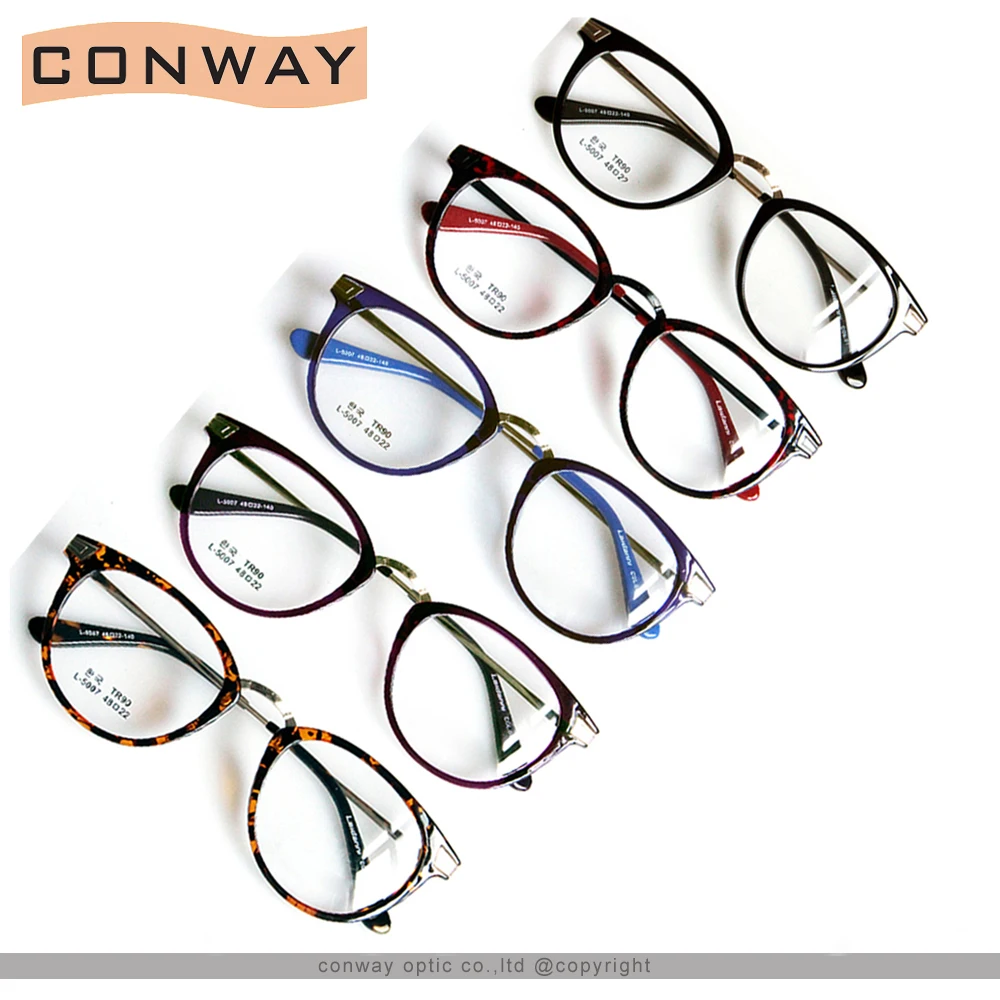 Круглые очки по рецепту CONWAY в стиле ретро оптические для близорукости