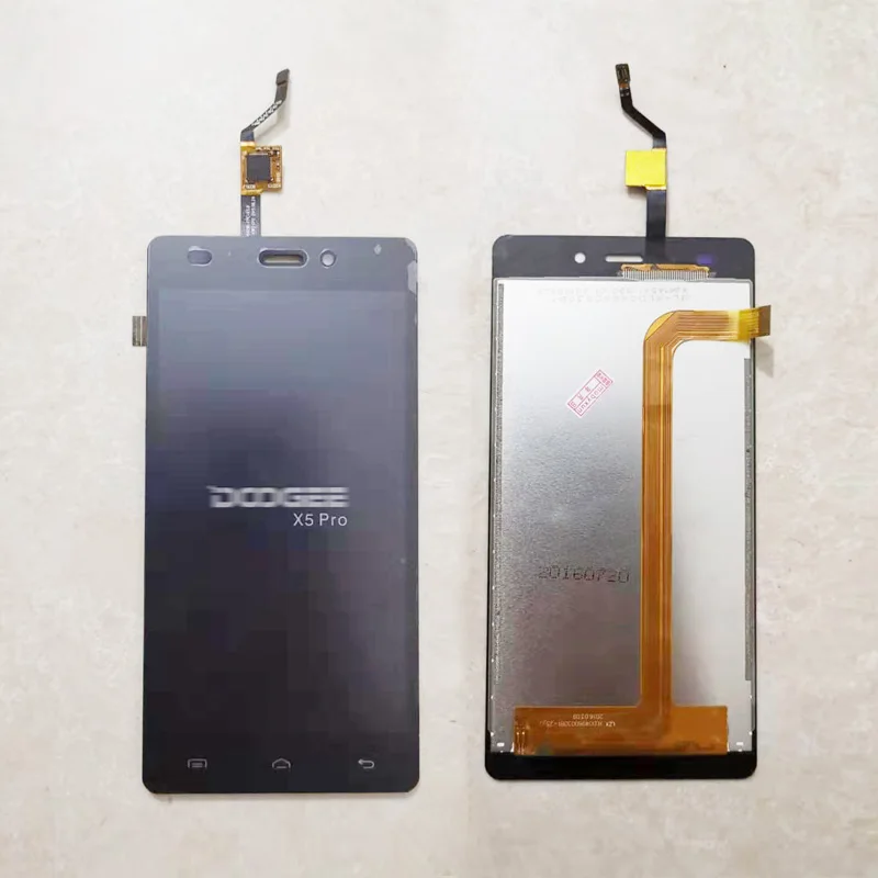 5 дюймовый сенсорный ЖК дисплей с черной панелью Для doogee x5 x5Pro стеклянный экран
