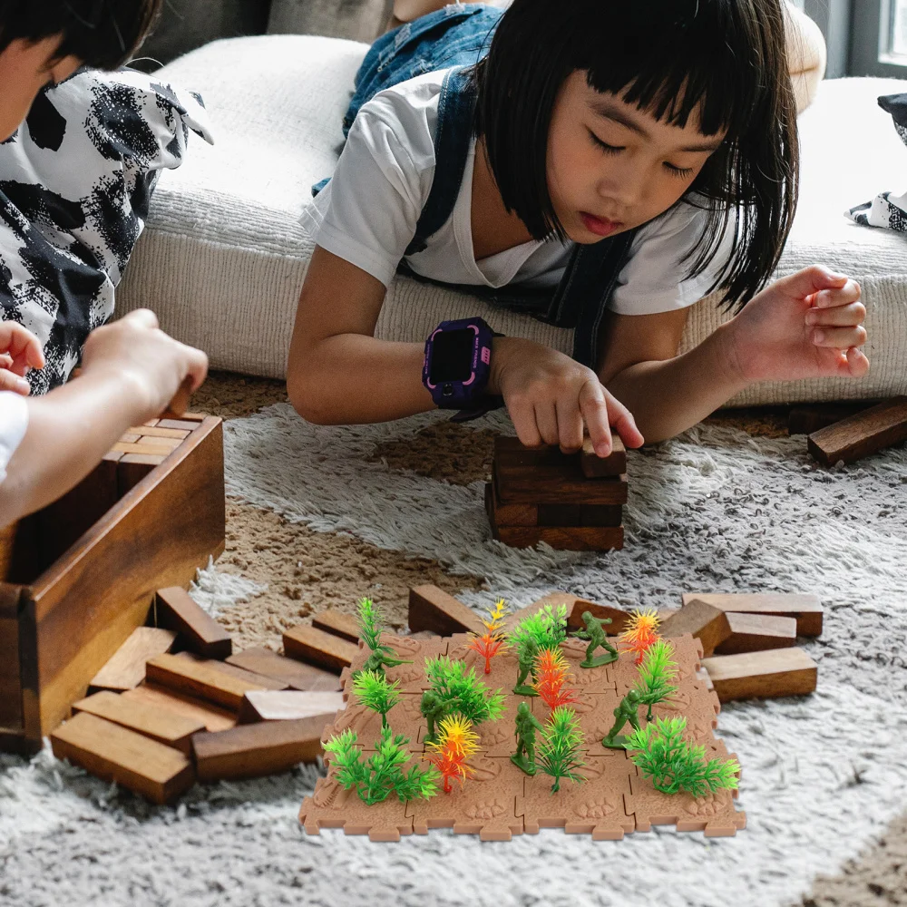 

2Sets Soldier Model Plaything Static Corps Model Chic Assembly