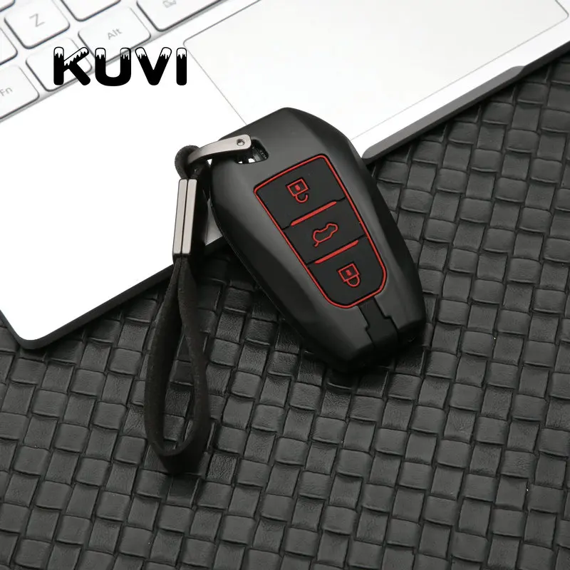 For Peugeot 208 308 508 3008 5008 for Citroen C4 Picasso DS3 DS4 DS5 DS6 Zinc alloy Car Key Case Cover Keyless Fob Shell Skin