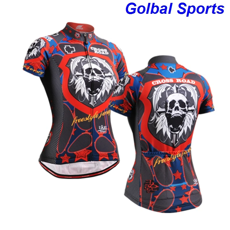 Women Cycling Jersey Breathable Bike Clothing Quick-Dry Bicycle Sportwear Ropa Ciclismo Shirt Top Gear Flowers | Спорт и развлечения