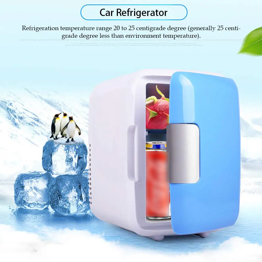 

4L Mini Home Refrigerator Fridge Small Portable Dual-use Electric Cooler Freezer Refrigerators 220V/12V Home Fridges