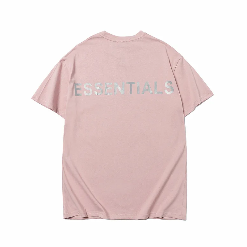 

Reflective FOG Essentials Men Women T-shirt 1:1 High-Quality Top Crew Neck Tee Oversized Tops Comfort Fabric Kanye West Tshirt