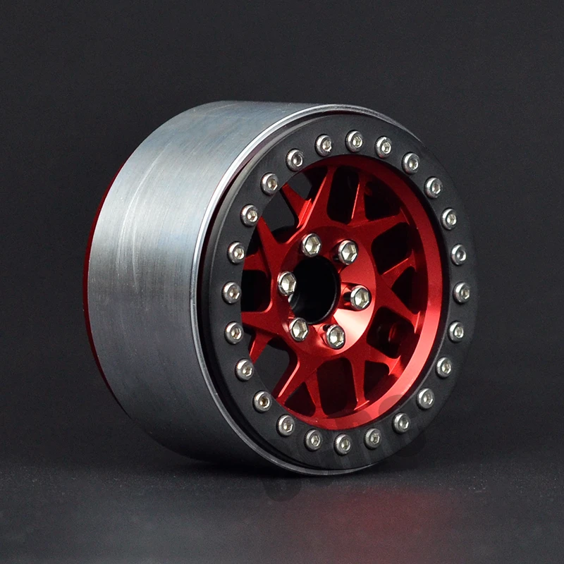 4 шт. 2,2 дюймов Beadlock металлический обод колеса для 1/10 RC Гусеничный автомобиль TRX4 Defender Bronco RC4WD D90 Axial Scx10 90046 CCO1 TF2