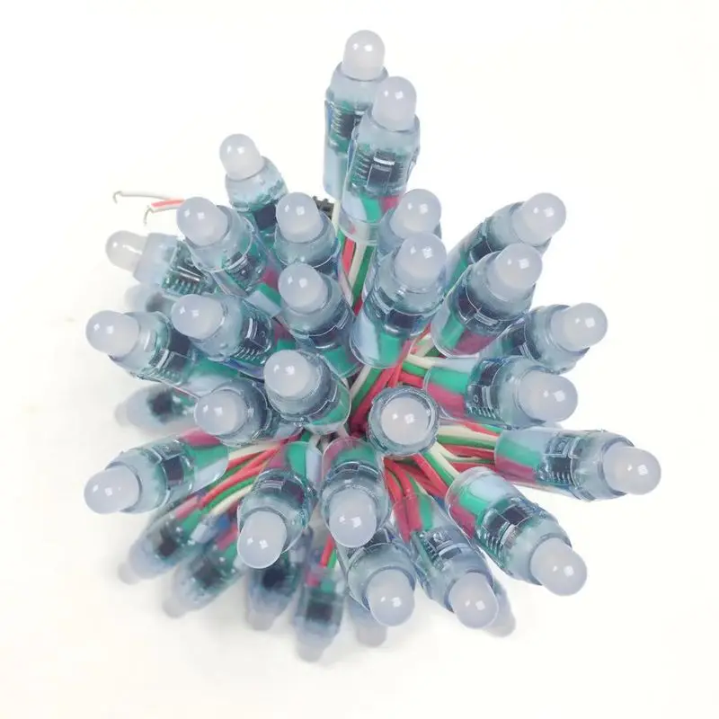 2000 шт./лот DC 5V WS2811 IC RGB светодиодный модуль гирлянда 12 мм Полноцветная наружная