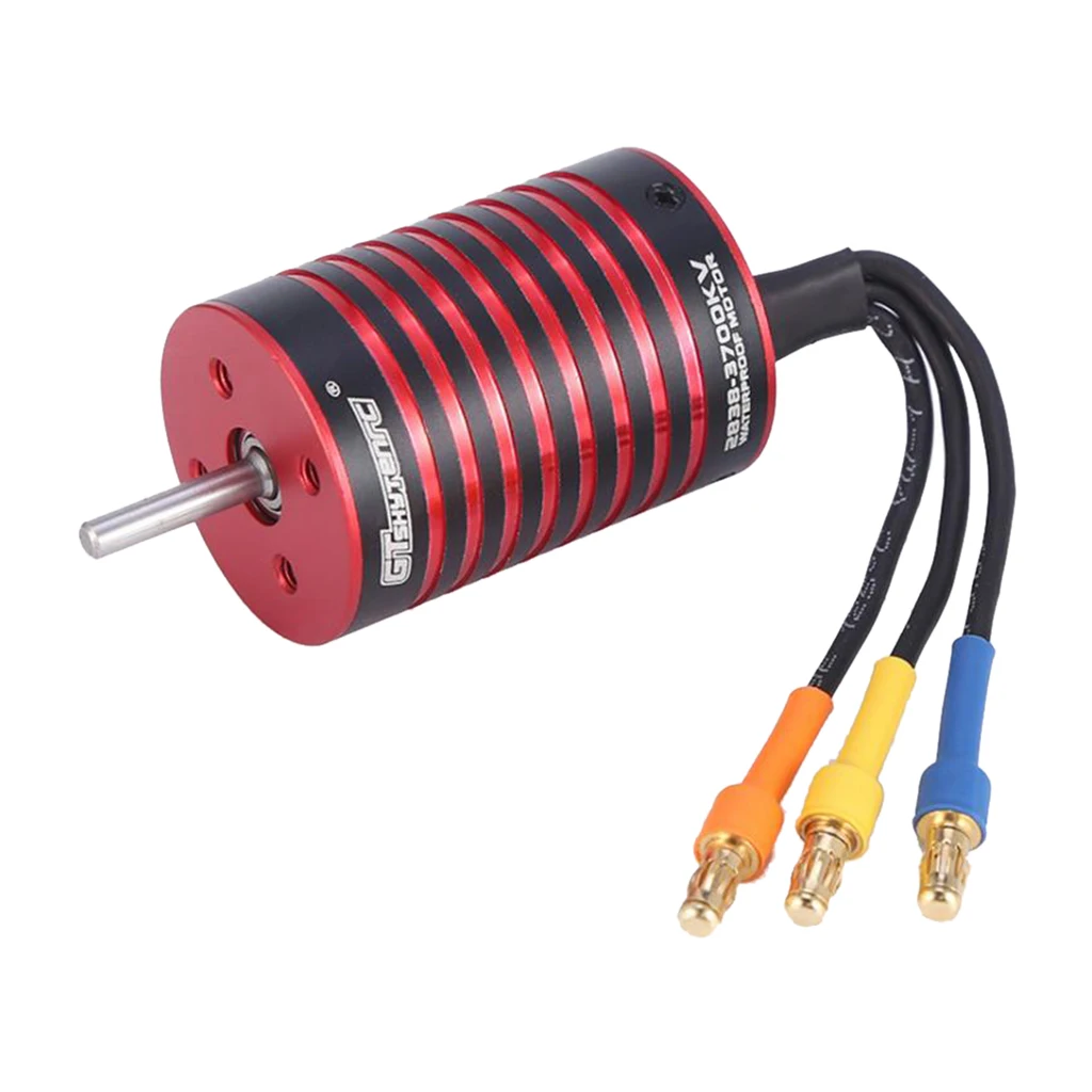 

Set of 1 2838 Brushless Waterproof RC Car Motor for 1/14 1/16 RC Car Spare