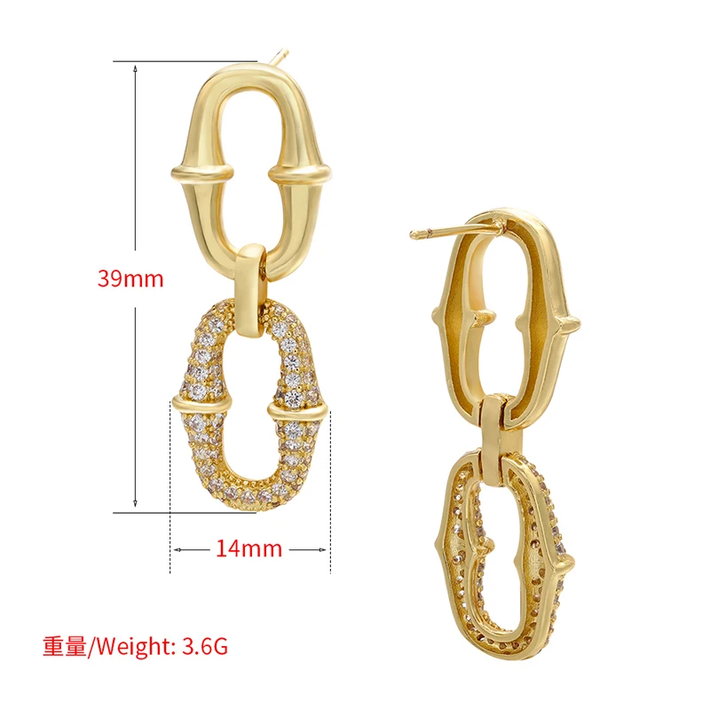 Женские серьги-гвоздики ZHUKOU ручной работы 14 х39 мм 8 форм фурнитура для