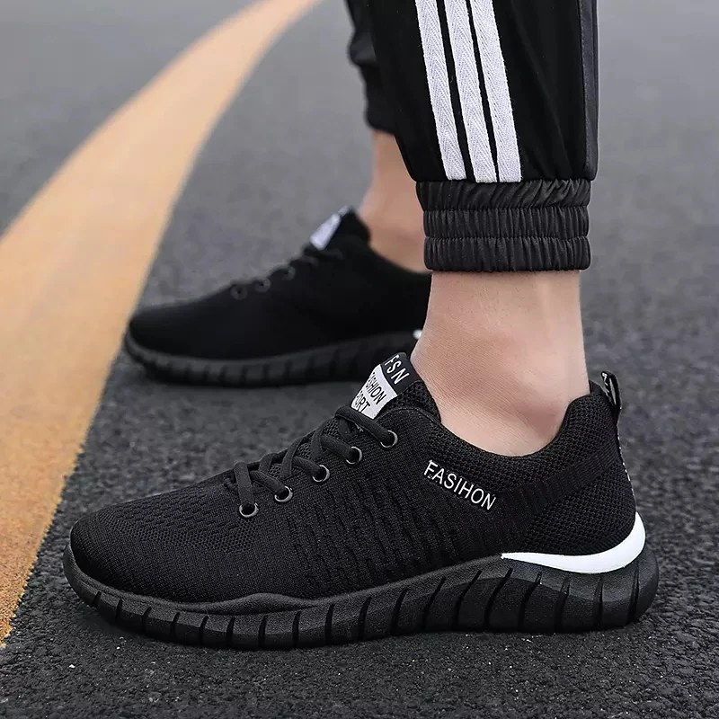 Новинка 2020 дышащие мужские кроссовки для бега в британском стиле удобные мягкие