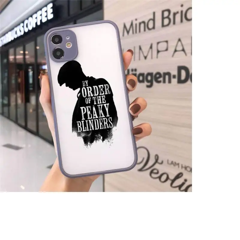 

Peaky Blinders Thomas Shelby Phone Cases matte transparent For iphone 7 8 11 12 plus mini x xs xr pro max cover