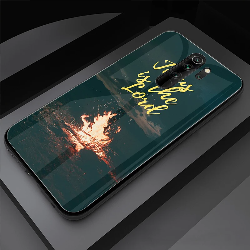 Иисус крест чехол из закаленного стекла для телефона Xiaomi Redmi Note 5 6 7 8 9 Pro Note8T Note9S