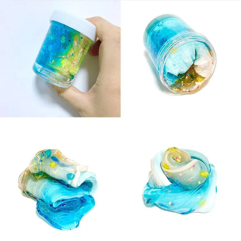 2019 Новая красочная ошламованная смесь алеврита и глины Звездная Хрустальная