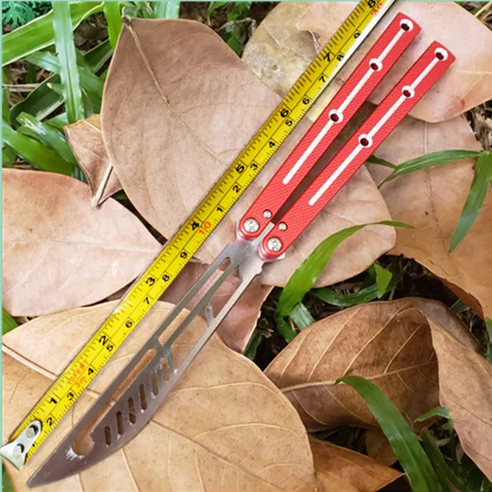 

The One Red Sea Monster High End Integrated Aluminum Handle Practice Not Sharp Hunting Camping Folding Pocket Knife EDC Tool