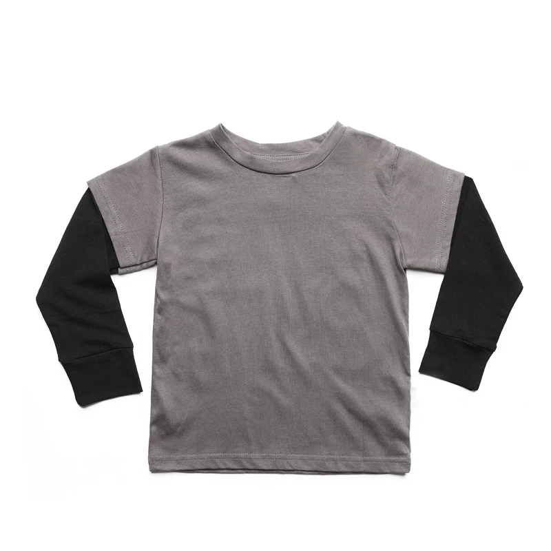 New Autumn Kids T Shirts Toddler Boys Long Sleeve Tops Embroidered Skull T-shirts Baby Girl Clothes Tribal Dancers t-shirt