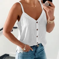 casual white tank top women 2021 summer clothes for women black v neck camisoles tanks camis tops tee shirt femme 5xl
