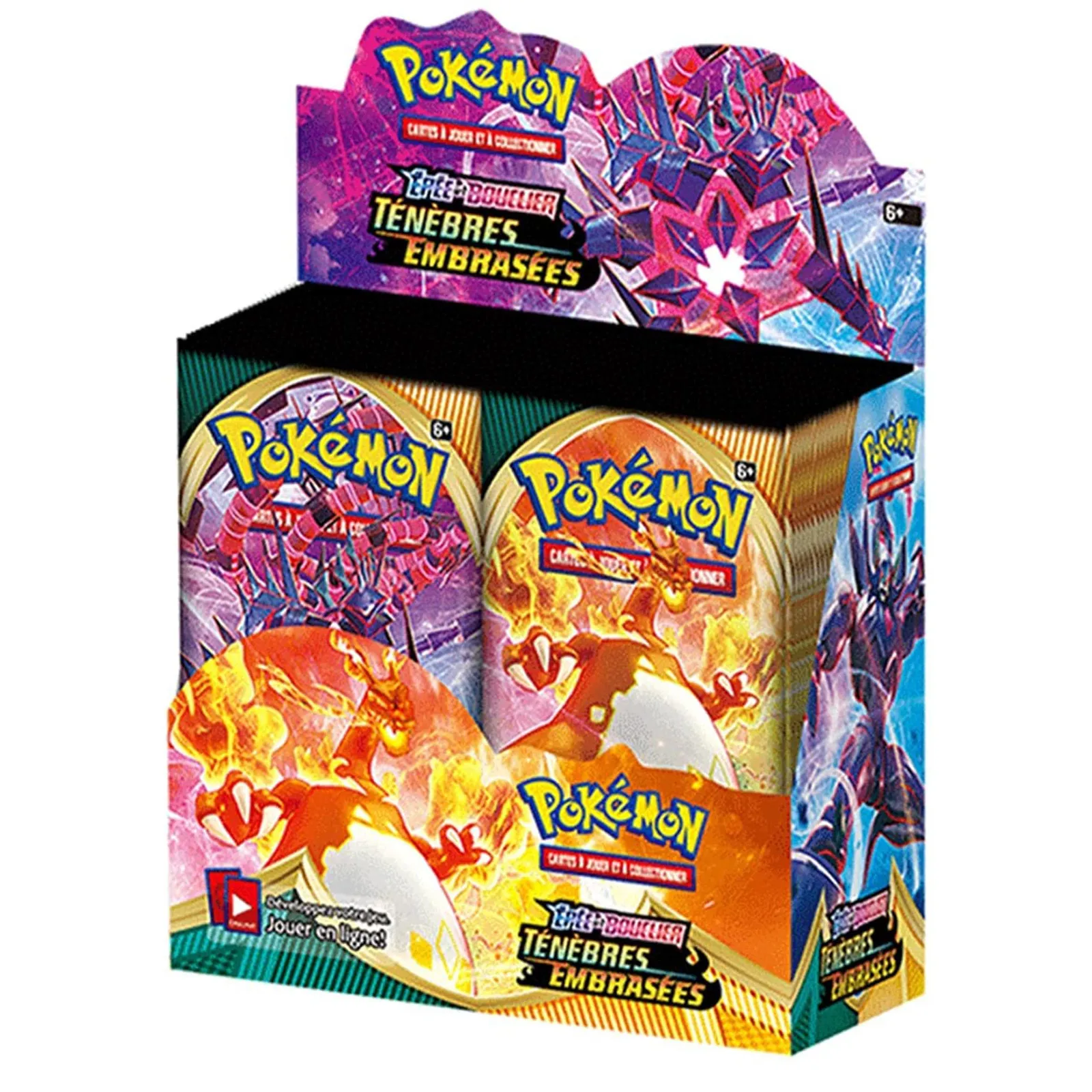 

36 Boosters French Pokemon Cards Vivid Voltage Darkness Ablaze Tcg Series Booster Box 36 Bags Collection Trading Card Game Toys