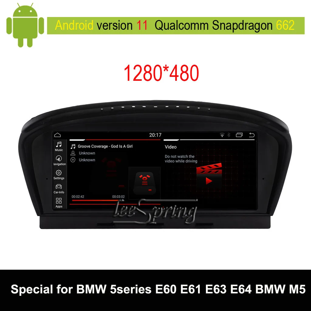 

Android 9.0 Car Multimedia Player for BMW 5 series E60 E61 E63 E64 M5 Auto GPS Navigation