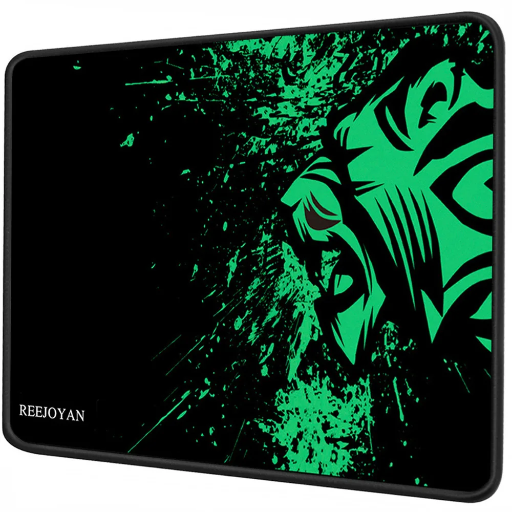 

REEJOYAN Gaming Mouse Pad Anti-slip Natural Rubber Locking Edge Mouse Mat for PC Laptop Computer Game Mousepad