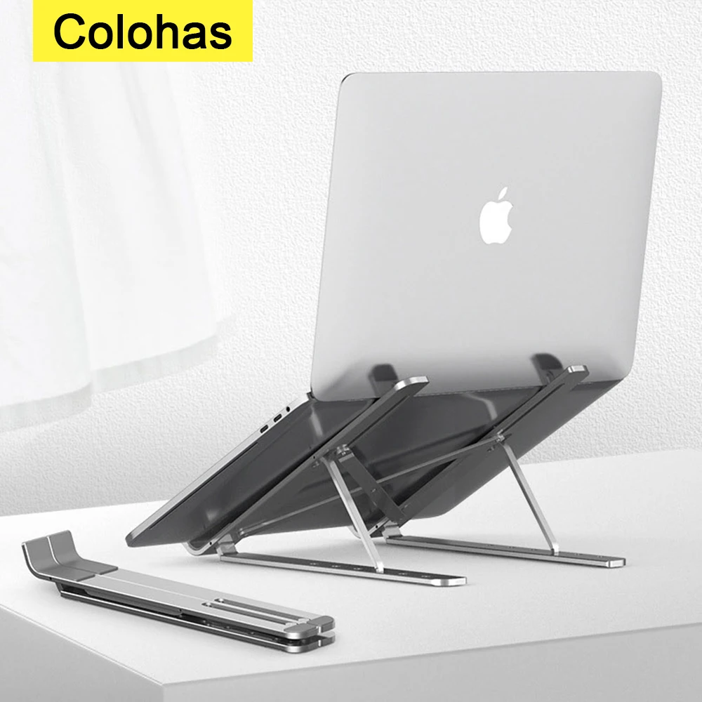 

Adjustable Portable Laptop Stand Base Notebook Stand For Macbook Tablet iPad Foldable Laptop Holder Computer Cooling Bracket