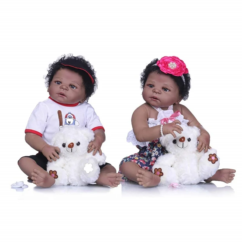 23 &quotполностью силиконовый reborn bebe ручной работы bonecas реалистичные baby куклы