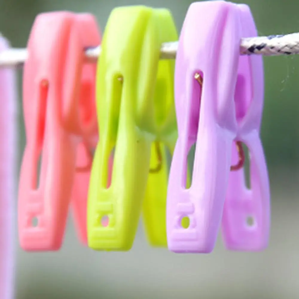 30 шт./лот большой яркий цвет зажим для одежды + 1 пластиковая корзина хранения