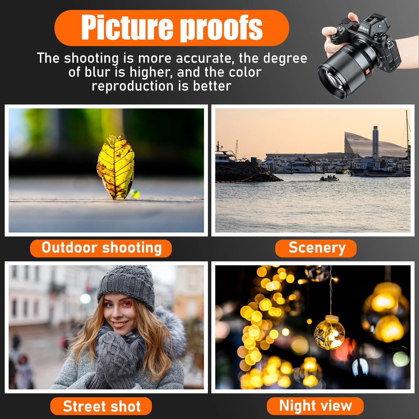 Viltrox 85 мм F1.8 II STM объектив с автофокусом портретный для камеры Nikon Z Mount Fuji X Sony E |