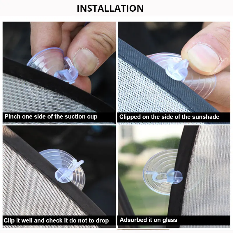 

2019 Newest Car Window Sunshade Covers Universal Windshield Sun Shade Curtain Side Window Auto Sunshade For Kids Car Accessories