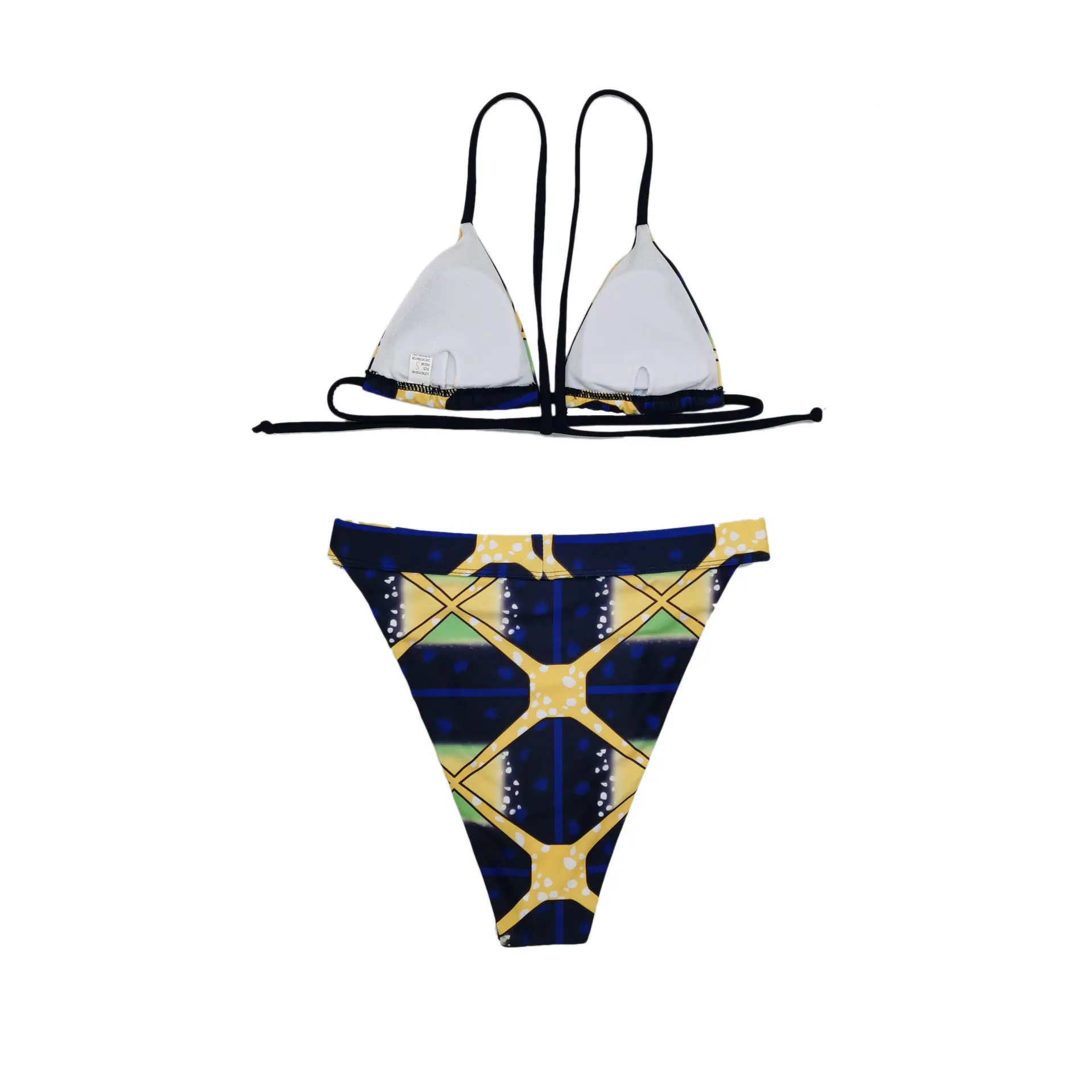 Женский купальный костюм Meihuida в стиле ретро комплект бикини с принтом пуш-ап и