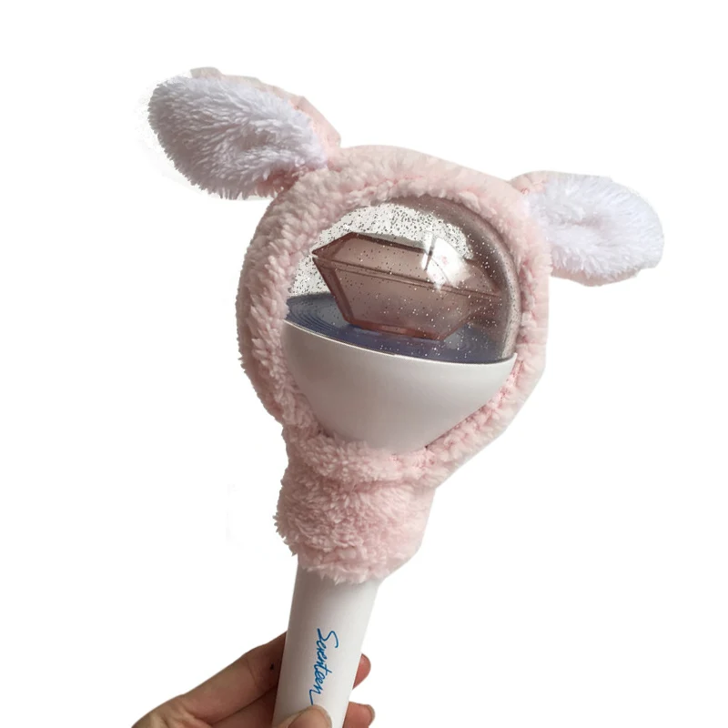 Корея хип хоп семнадцать милый светильник повязка на голову плюшевый чехол для